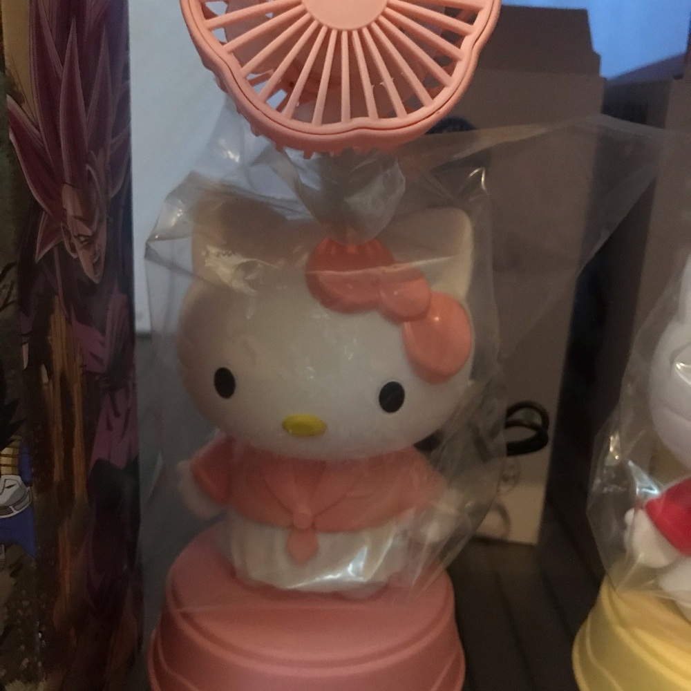Hello Kitty Pink and White Figurine